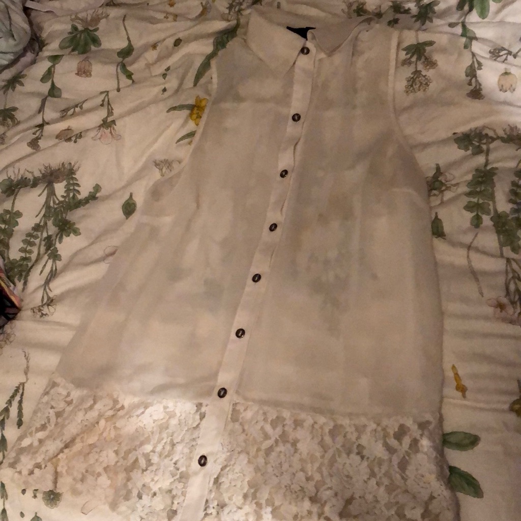 Sheer Button Up